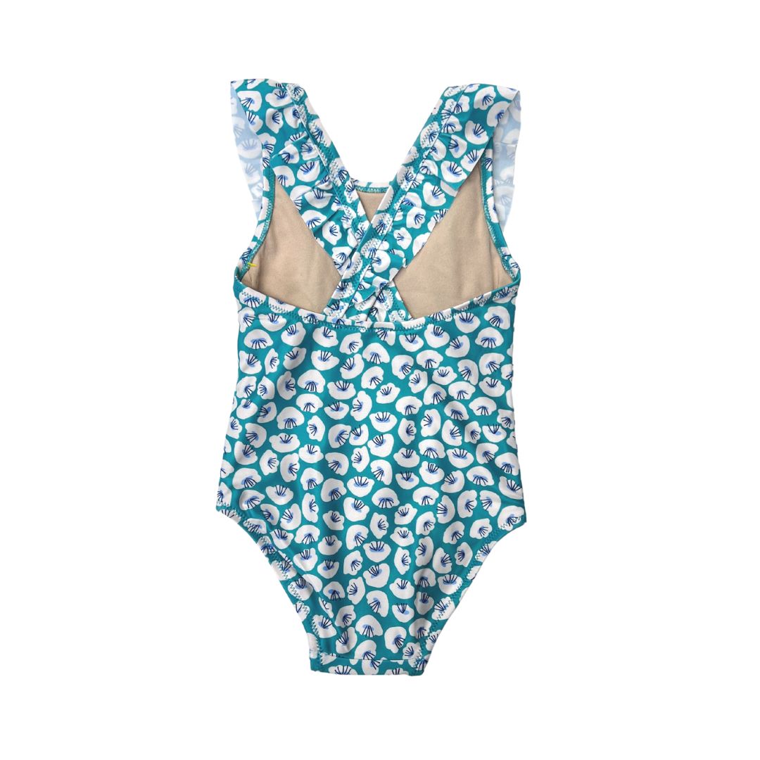 One-Piece Ruffle Baby Swimsuit - Rolling Floral
