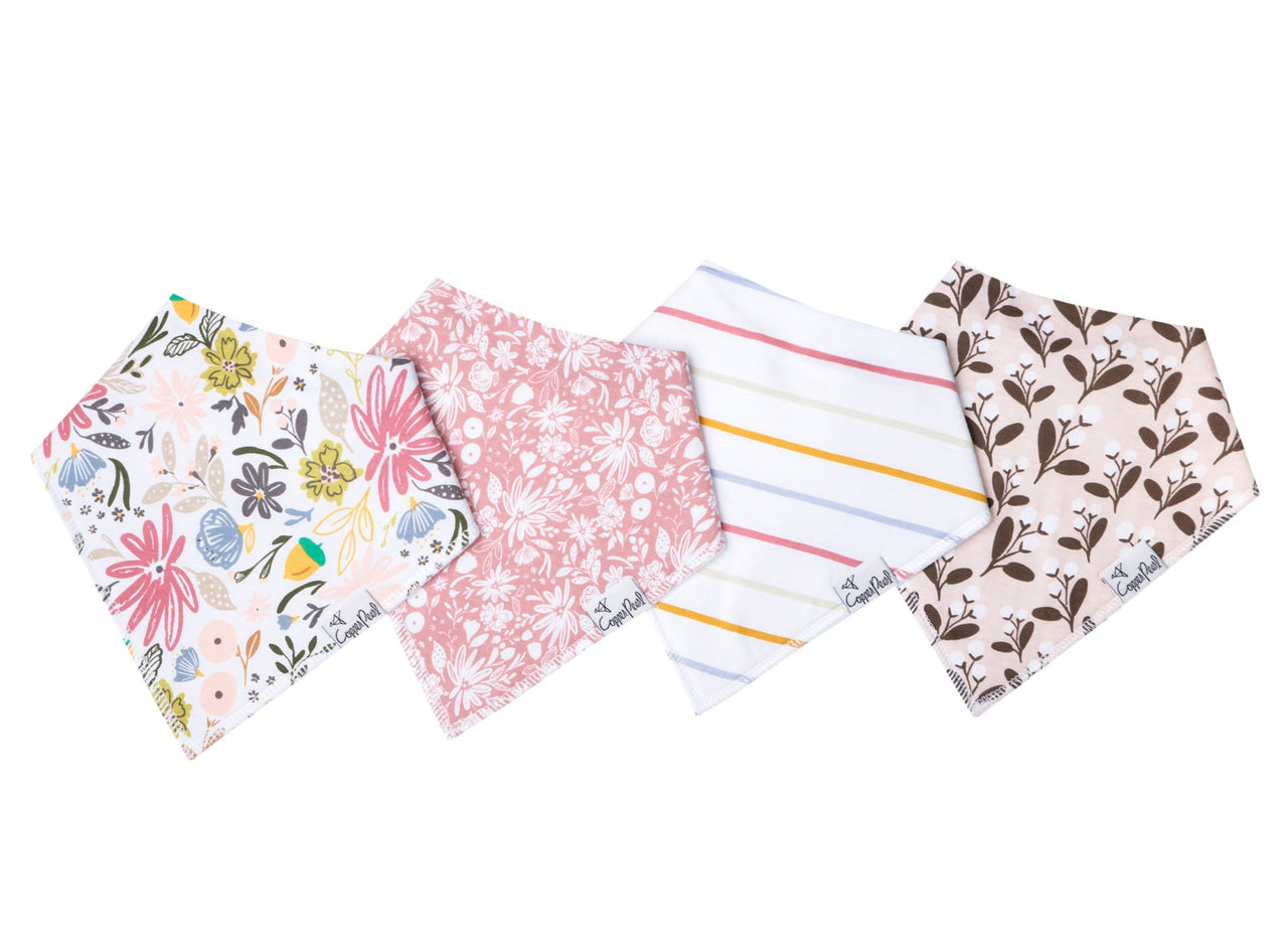 Baby Bandana Bib Set of 4 - Olive