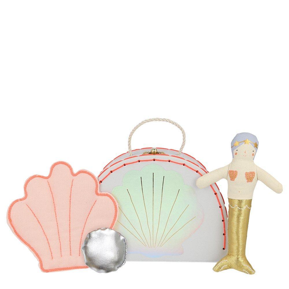 Mermaid Suitcase Doll
