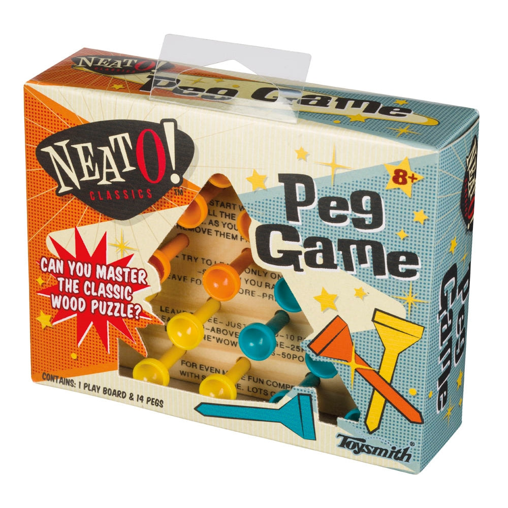 Travel Size Wooden Peg Game