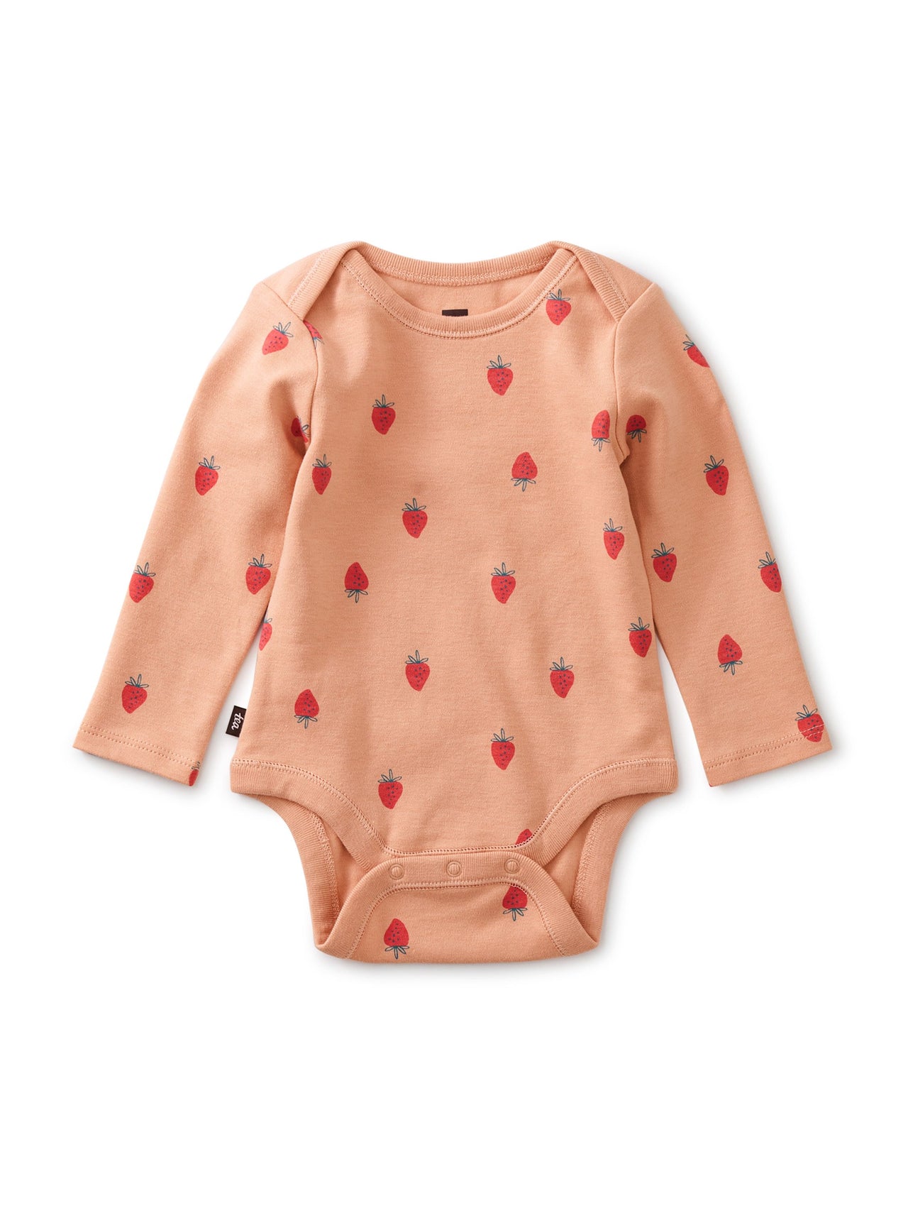 Long Sleeve Bodysuit- Little Strawberries