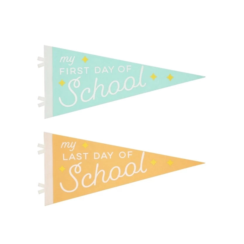 First & Last Day Pennant Flags