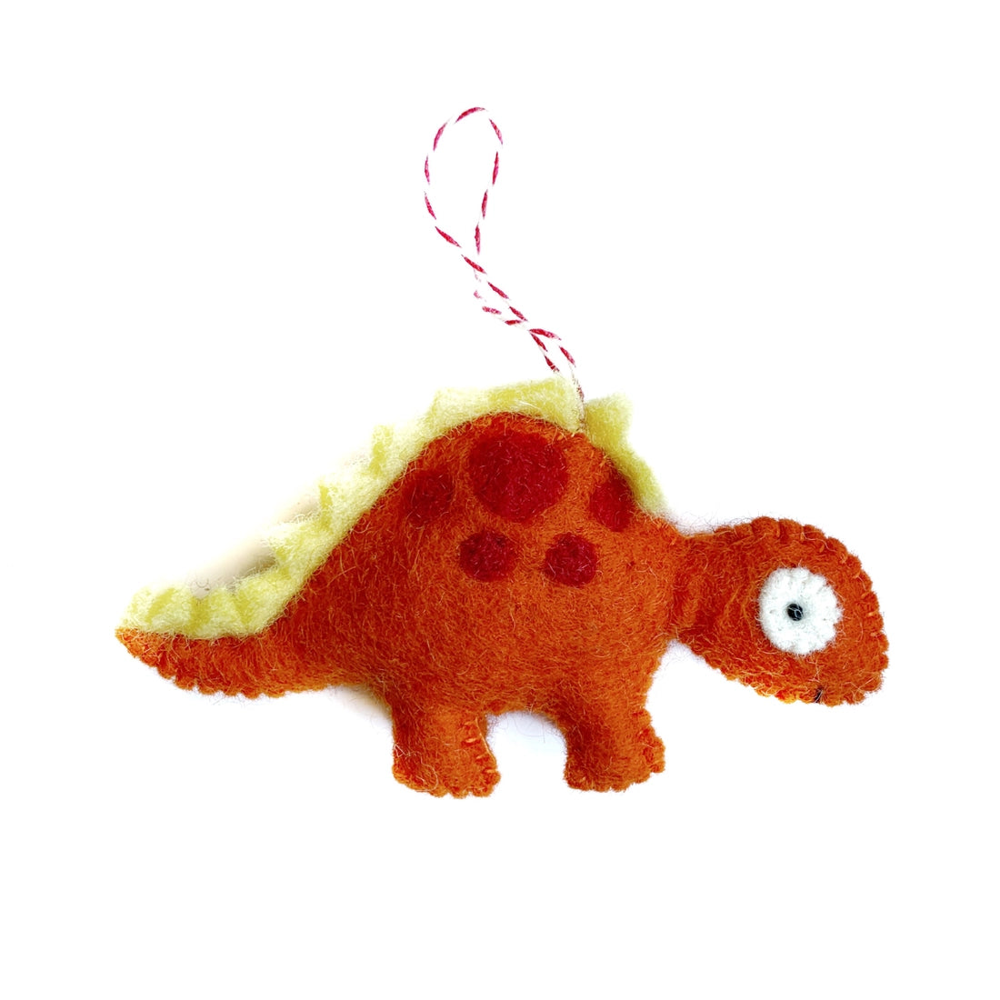 Stegosaurus Dino Felt Ornament