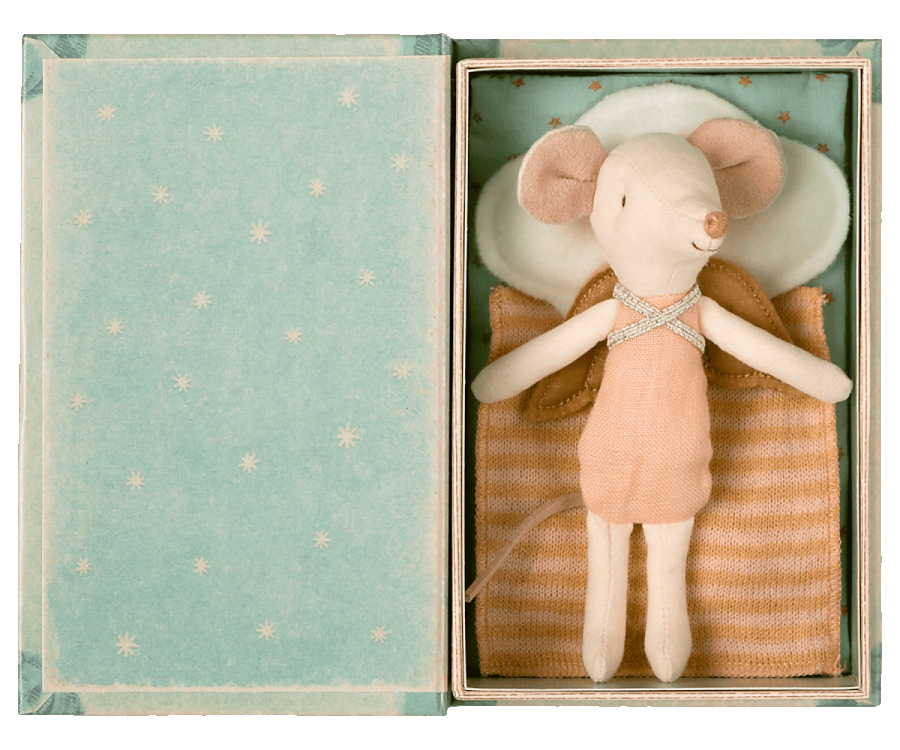 Angel Stories, Big Sister Mouse in Book - Maileg