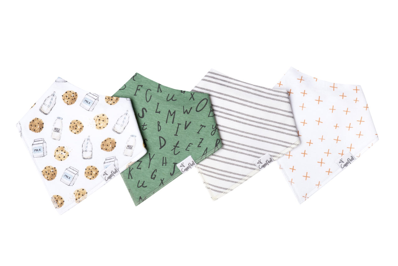 Baby Bandanna Bib Set of 4 - Chip