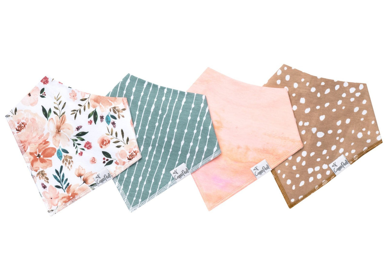 Baby Bandanna Bib Set of 4 - Autumn