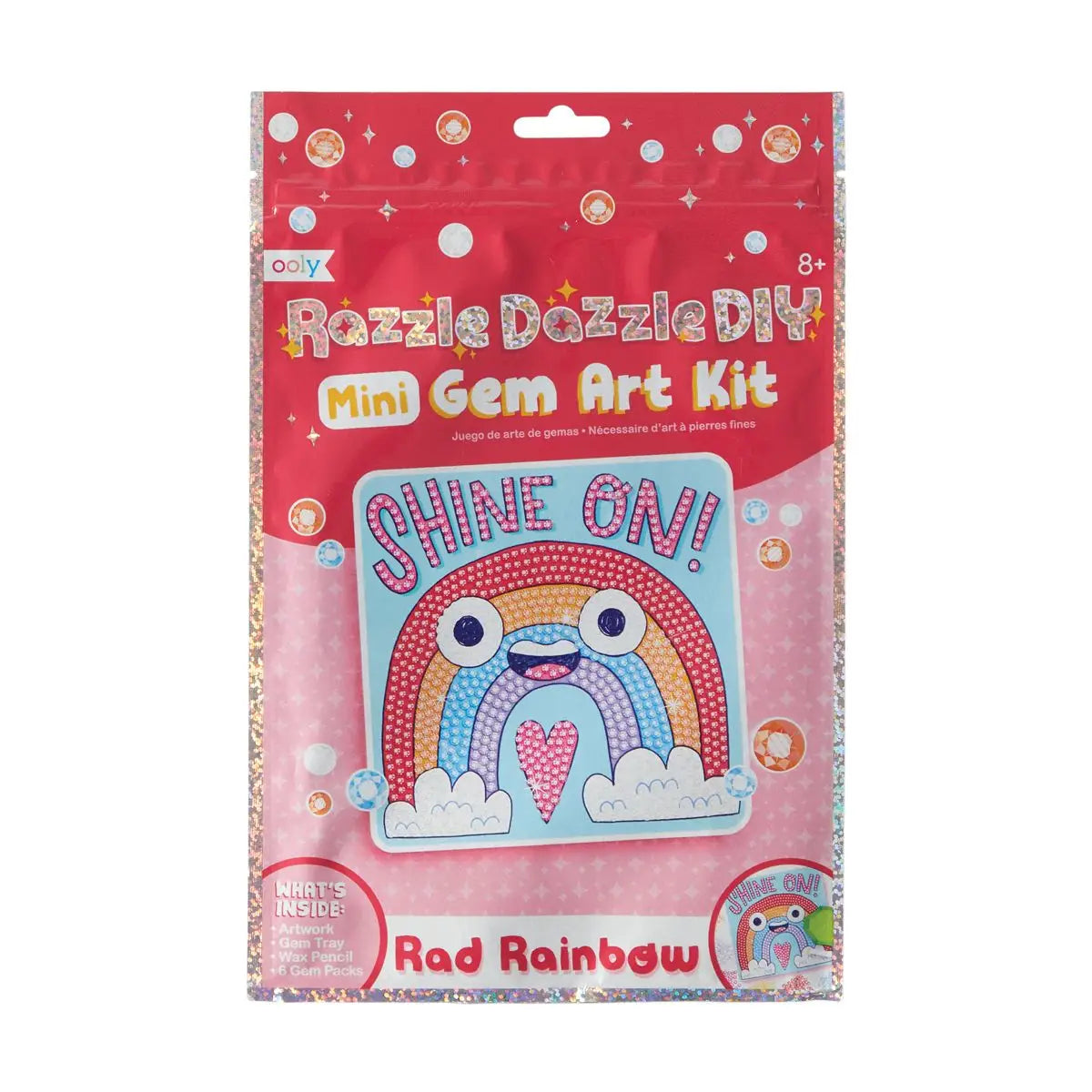 Razzle Dazzle D.I.Y. Mini Gem Art Kit- Rad Rainbow