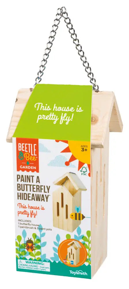 Paint-A-Butterfly Hideaway House