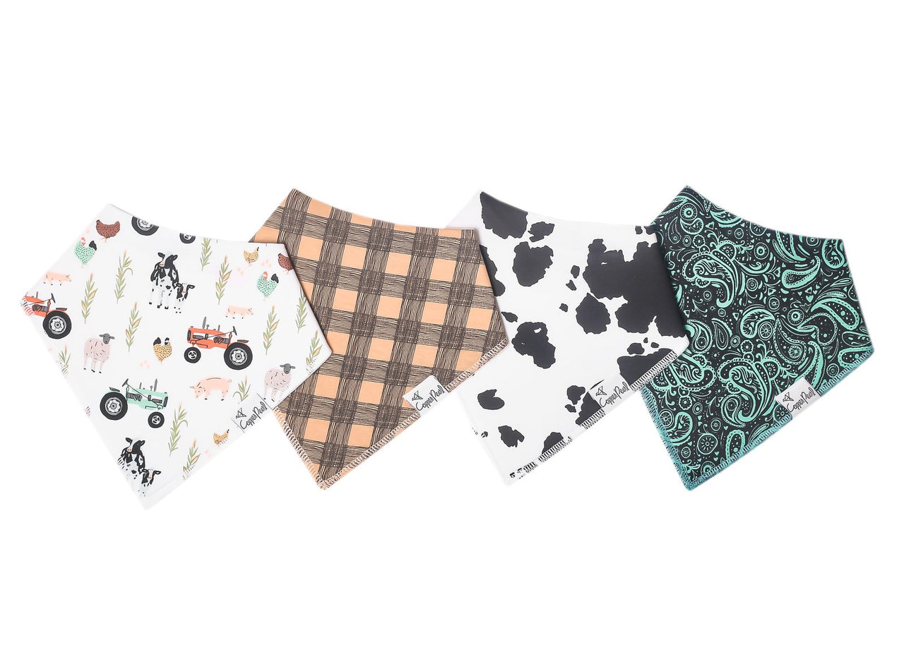 Baby Bandanna Bib Set of 4 - Jo
