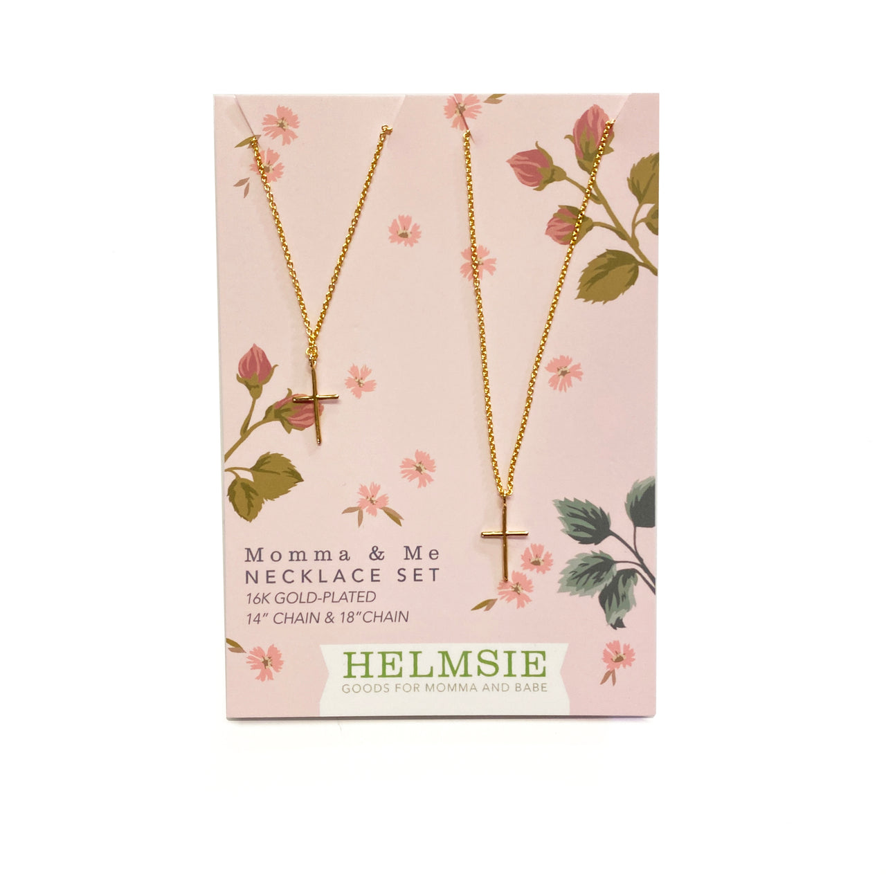 Mama + Me Cross Necklace Set