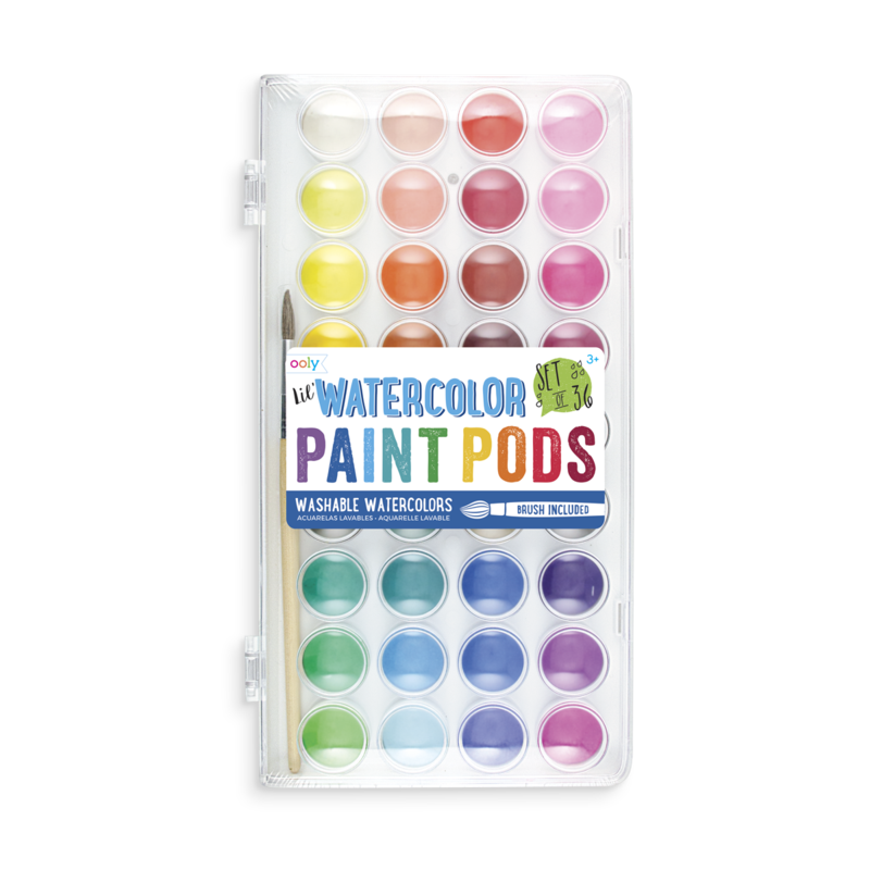 Lil' Paint Pods - 36 Watercolor Paint Pods